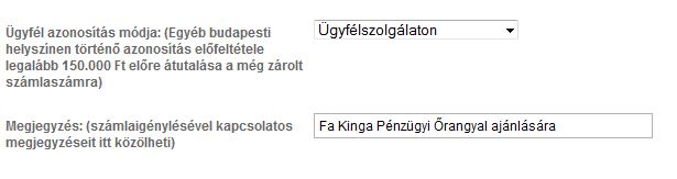 azonosítás Gránit Bank